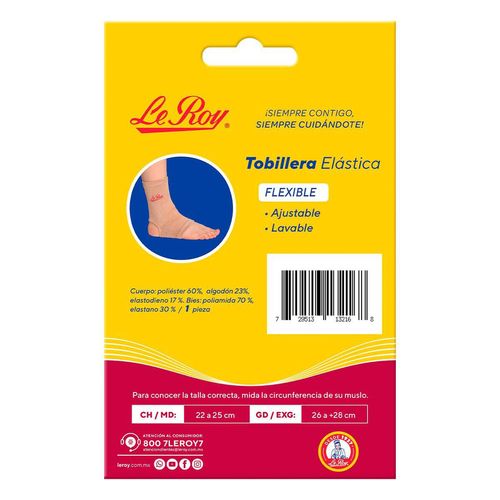 Tobillera Le Roy Medical Elástica Grande