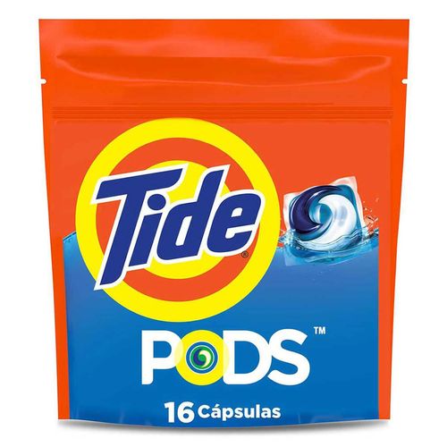 Detergente en cápsulas Tide Pods 16 Unidades
