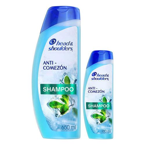 Shampoo Head & Shoulders Control Caspa Anti-Comezón 650ml + 180ml