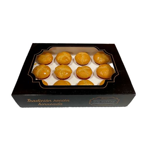 Muffin de Vainilla Miniatura Paquete 12 Piezas