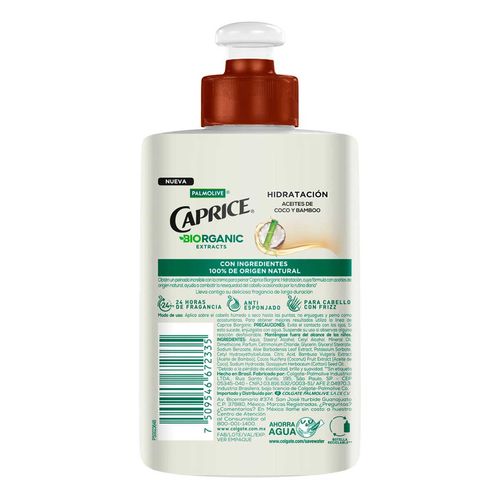 Crema para Peinar Caprice Biorganic Extracts Coco y Bamboo 150ml