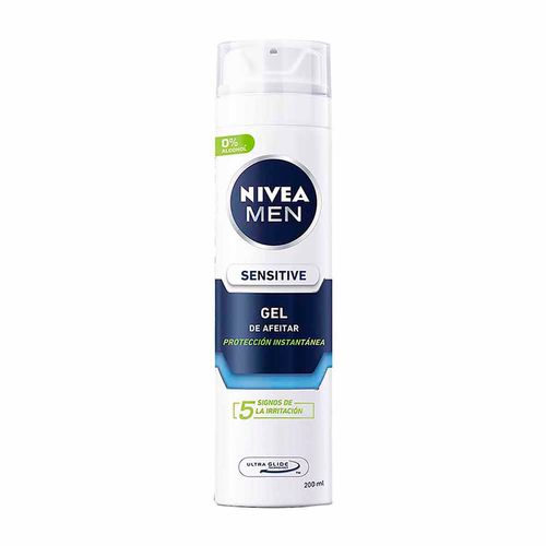 Gel para Afeitar NIVEA MEN Sensitive para Piel Sensible 200ml