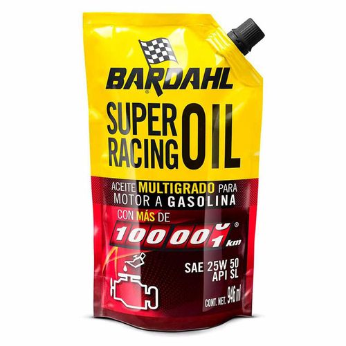 Bardahl Lubricante para más de 100 000km 25W50 SL DOY PACK, 946ml
