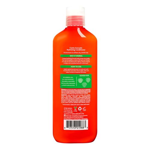 Acondicionador Cantu Aguacate Hidratante y Manteca de Karité 400ml