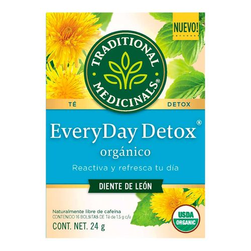 Té Traditional Medicinals Every Day Detox 24g