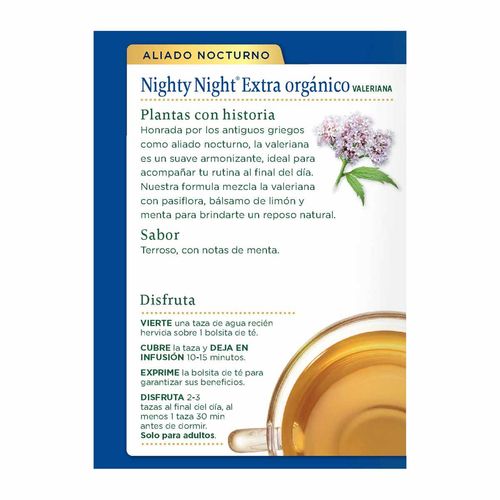 Té Traditional Medicinals Nighty Night 24g