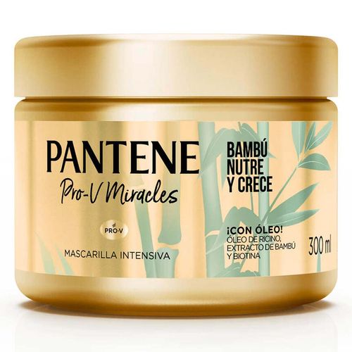 Mascarilla Pantene Bambú Nutre & Crece 300ml