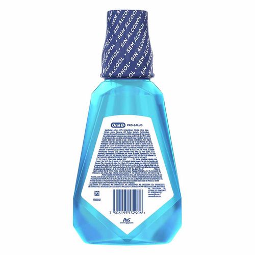Enjuague Bucal Oral-B Pro-Salud Menta Fresca 250ml