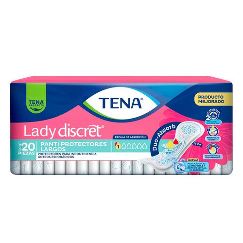 Pantiprotectores para Incontinencia Tena Lady Discret 20 Pantiprotectores