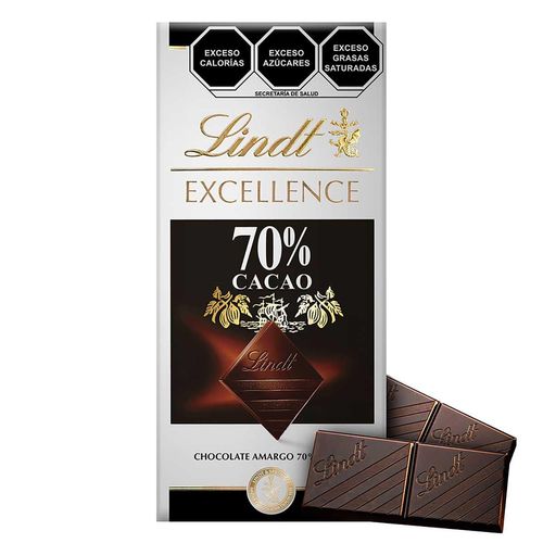 Lindt Excellence 70% Cacao Barra 100g