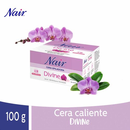 Cera Depilatoria Corporal Caliente Nair Divine 100g