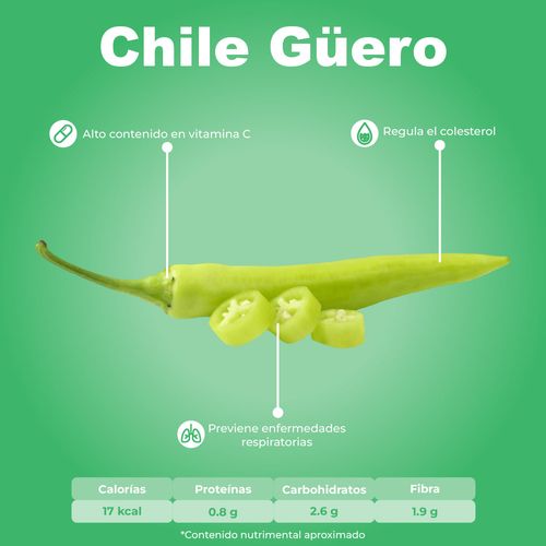Chile Güero por Kg