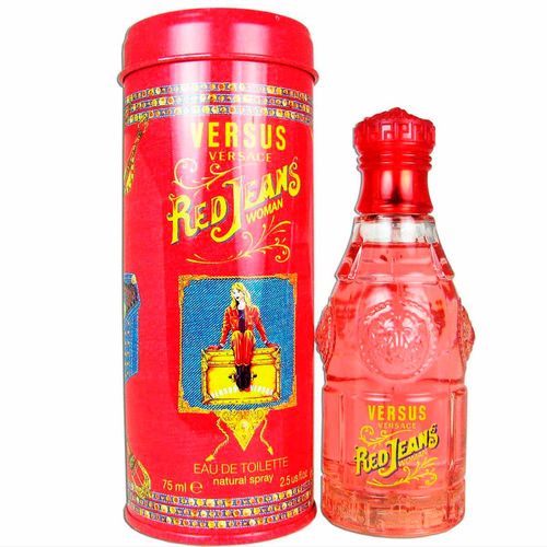 Fragancia para Dama Versace Red Jeans Eau de Toilette 75ml