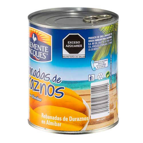Duraznos Clemente Jacques Rebanadas en Almíbar 820g