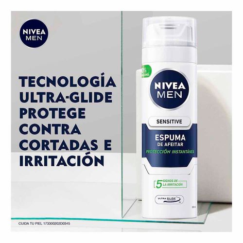Espuma para Afeitar NIVEA MEN Sensitive para Piel Sensible 200ml