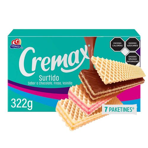 Galletas Gamesa Crema7 Paketines 322g