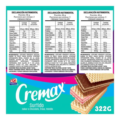 Galletas Gamesa Crema7 Paketines 322g