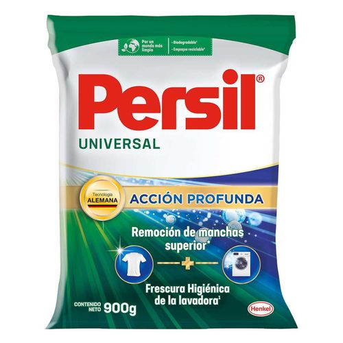 Detergente en Polvo Persil Universal Acción Profunda Plus 900g