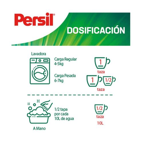 Detergente en Polvo Persil Universal Acción Profunda Plus 900g