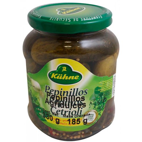 Pepinillo Kuhne Alemán Agridulce 330g