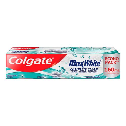 Pasta Dental Colgate Max White Crystal Mint 160ml