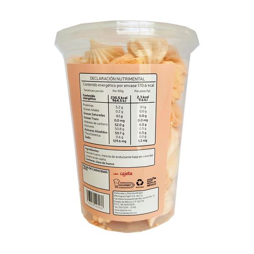 Merengue Daylish Meren Light Kosher Sabor Cajeta 67g