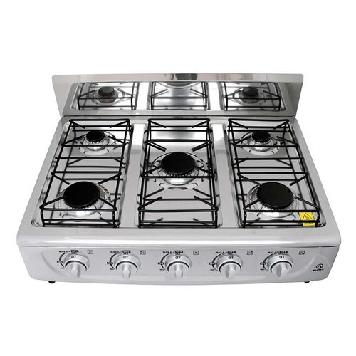 Parrilla a Gas Supra de 5 Quemadores con Cubierta de Acero 5Q-TA