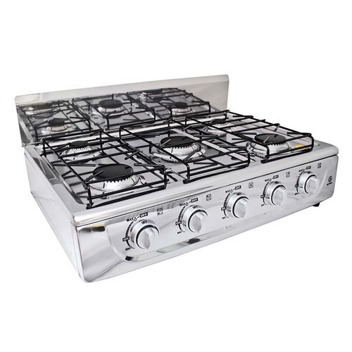 Parrilla a Gas Supra de 5 Quemadores con Cubierta de Acero 5Q-TA