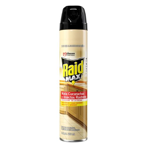 Insecticida Cucarachas E Insec Raid Max 400ml