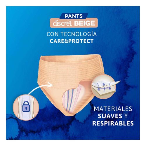 Ropa Interior Desechable Tena Pants Discret Talla Grande 10 Piezas
