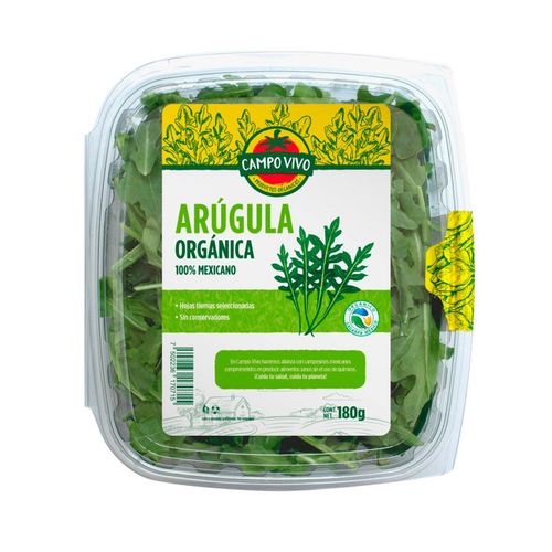 Ensalada Arugula Campo Vivo Orgánica 180g