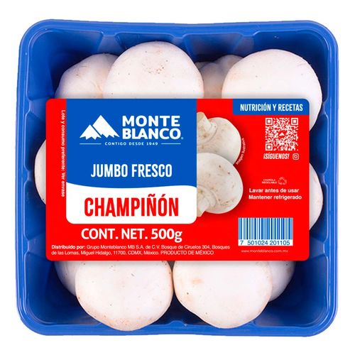 Champiñón Monteblanco Jumbo 500g
