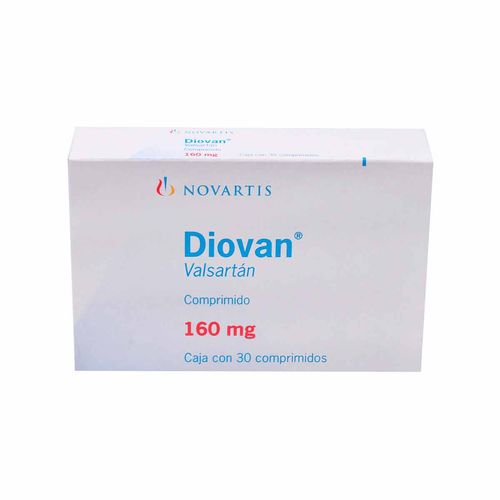 Comprimidos Diovan 160mg Caja con 30 Comprimidos