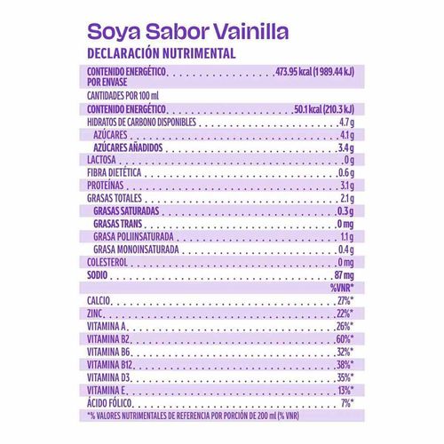 AdeS Bebida de Soya Vainilla 946ml