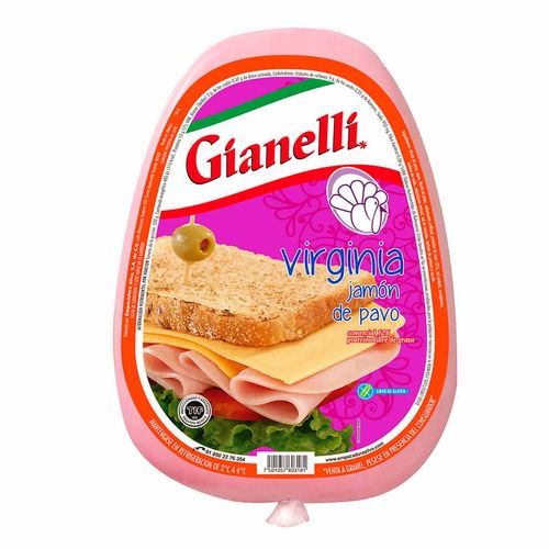 Jamón de Pavo Gianelli Virginia kg