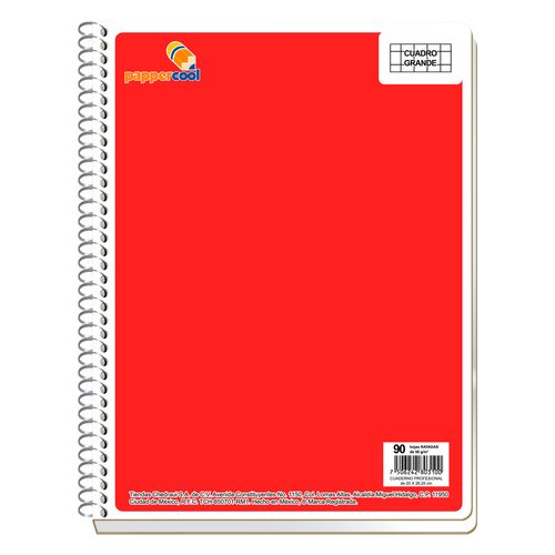 Cuaderno Profesional Papper Cool Cuadro Grande 90 Hojas