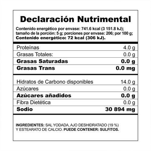 Sal Con Ajo Mccormick 125g
