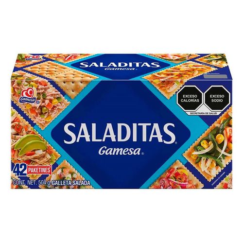 Galletas Gamesa Saladitas Clásicas 42 Paketines 504g