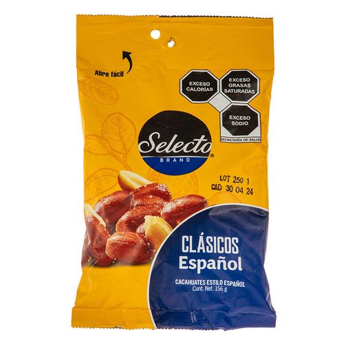 Cacahuate Selecto Brand Español 156g