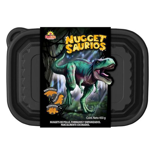 Nuggets de Pollo Del Día en Forma de Dinosaurio 450g