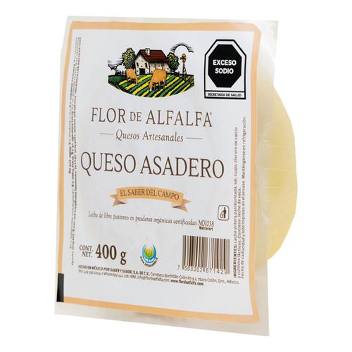 Queso Flor De Alfalfa Asadero 400g