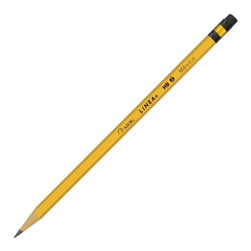 Lápiz Hexagonal Línea Amarillo No.2Hb