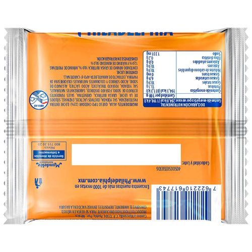 Queso Philadelphia tipo americano rebanado 144 gr
