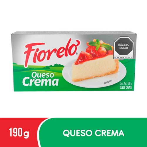 Queso Crema Fiorelo 190g