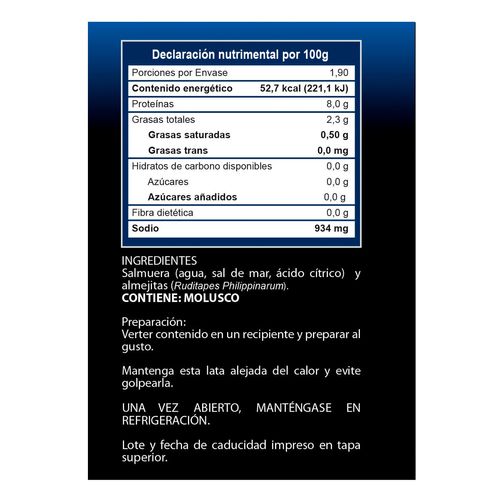 Almejitas Altamar Baby Clam 410g
