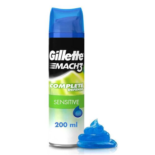 Gel para Afeitar Gillette Mach3 Sensitive 200ml