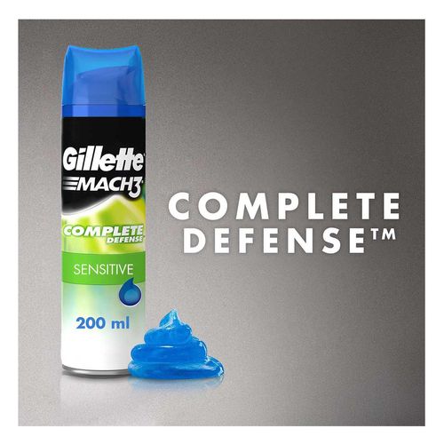 Gel para Afeitar Gillette Mach3 Sensitive 200ml