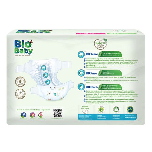 Pañales Bio Baby Talla 3 Mediano 40 pañales