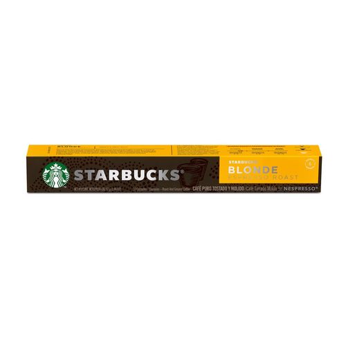 Cápsula de Café Starbucks by Nespresso Café Blonded Espresso Roasted con 10 Cápsulas de 5.3g