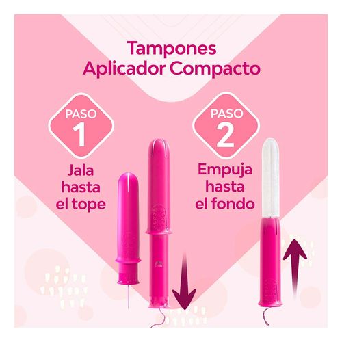 Tampones Saba Super Con Aplicador Compacto 10 Tampones